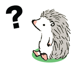 Daily life of the hedgehog sticker #10115048