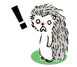 Daily life of the hedgehog sticker #10115049