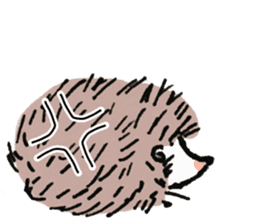Daily life of the hedgehog sticker #10115050