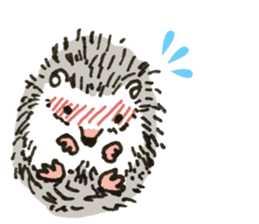 Daily life of the hedgehog sticker #10115057