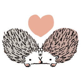 Daily life of the hedgehog sticker #10115061