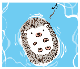 Daily life of the hedgehog sticker #10115068