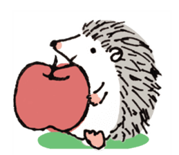 Daily life of the hedgehog sticker #10115069