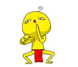 Hundoshi Chicken2 sticker #10115160