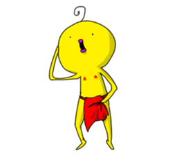 Hundoshi Chicken2 sticker #10115164