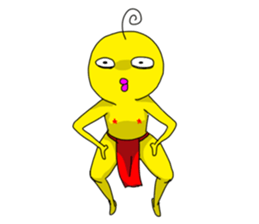 Hundoshi Chicken2 sticker #10115170