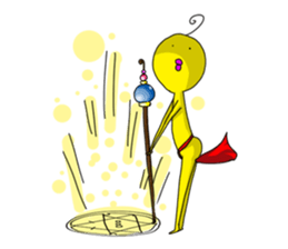 Hundoshi Chicken2 sticker #10115175