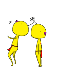 Hundoshi Chicken2 sticker #10115185