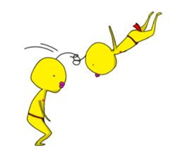 Hundoshi Chicken2 sticker #10115186