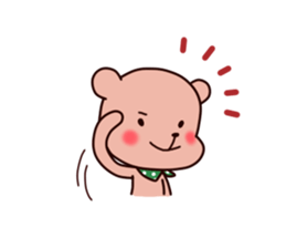 Fun bear sticker sticker #10115436