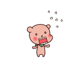 Fun bear sticker sticker #10115440