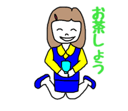 OL Yuriko's business Hen sticker #10115612