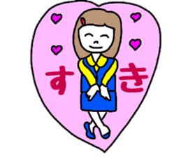 OL Yuriko's business Hen sticker #10115618