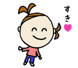 22months lovery girl sticker #10116554