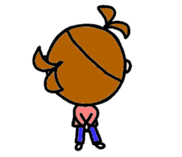 22months lovery girl sticker #10116563