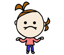 22months lovery girl sticker #10116574