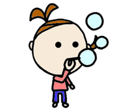 22months lovery girl sticker #10116579