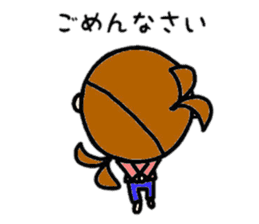 22months lovery girl sticker #10116580