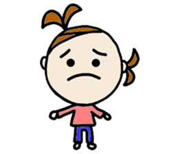 22months lovery girl sticker #10116581