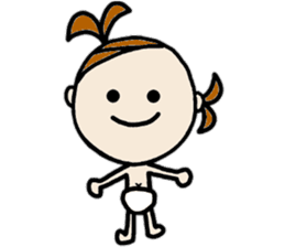 22months lovery girl sticker #10116586