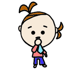 22months lovery girl sticker #10116589