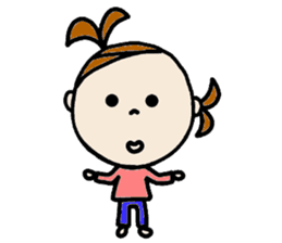 22months lovery girl sticker #10116590