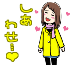 Kansai dialect girl eru's life sticker #10117958