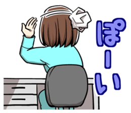 Kansai dialect girl eru's life sticker #10117966