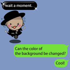 Black message 2 English version