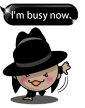 Black message 2 English version sticker #10118222