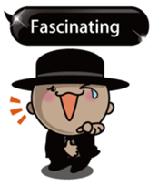 Black message 2 English version sticker #10118227