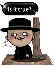 Black message 2 English version sticker #10118231