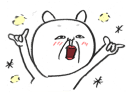 okame the cat2 (okamenyan) sticker #10118675