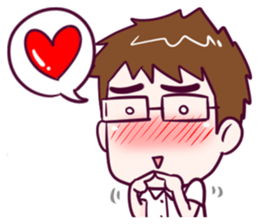 BossTwo Boy "M" sticker #10119377