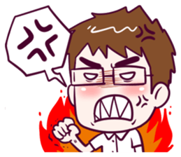 BossTwo Boy "M" sticker #10119380