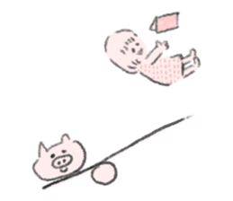 Pink cute stickers sticker #10119637