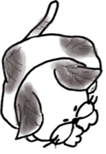 huguri Cat sticker #10120408