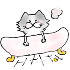 huguri Cat sticker #10120416