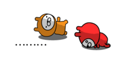 Rabbits on the Bubbles sticker #10120719