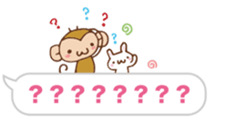 SARUO and USAMI 8 Balloonmessage ver. sticker #10121424