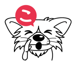 "AIUEO" of the little Rascal "Hime" 1st sticker #10122121