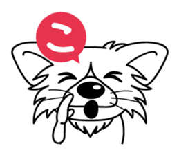 "AIUEO" of the little Rascal "Hime" 1st sticker #10122121