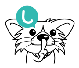 "AIUEO" of the little Rascal "Hime" 1st sticker #10122128