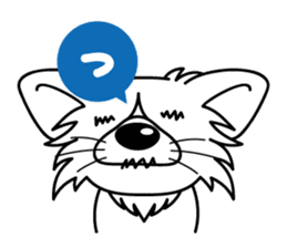 "AIUEO" of the little Rascal "Hime" 1st sticker #10122147