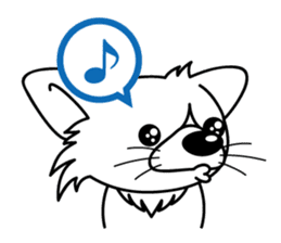 "AIUEO" of the little Rascal "Hime" 1st sticker #10122150