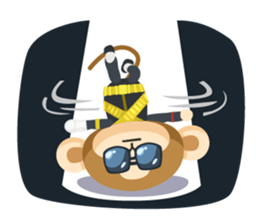 MONKING monkey sticker #10122403