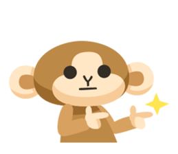 MONKING monkey sticker #10122406