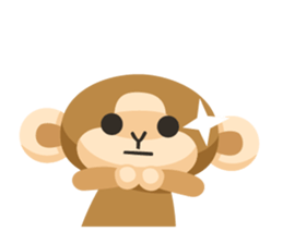 MONKING monkey sticker #10122407