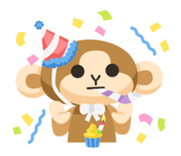 MONKING monkey sticker #10122409