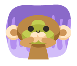 MONKING monkey sticker #10122411